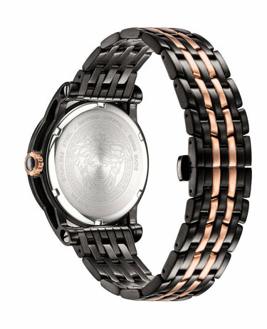Versace Palazzo Empire Herrenuhr Roségold Schwarz Stahl 43mm VERD00618